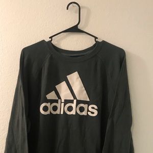 Green Vintage Adidas Thermal Long Sleeve XL